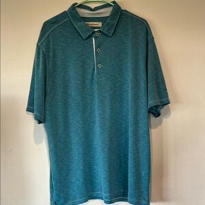 Men's Aqua Polo Shirt